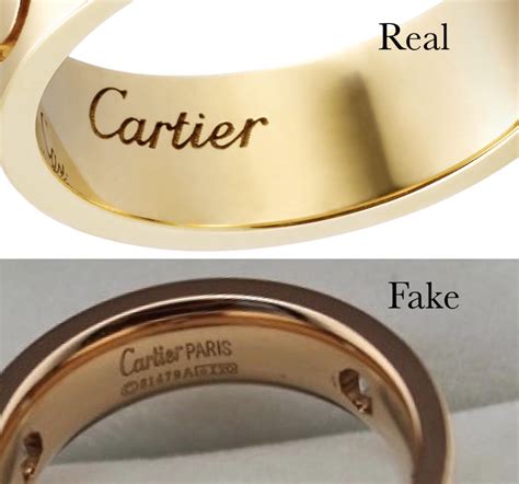 fake cartier ring gold